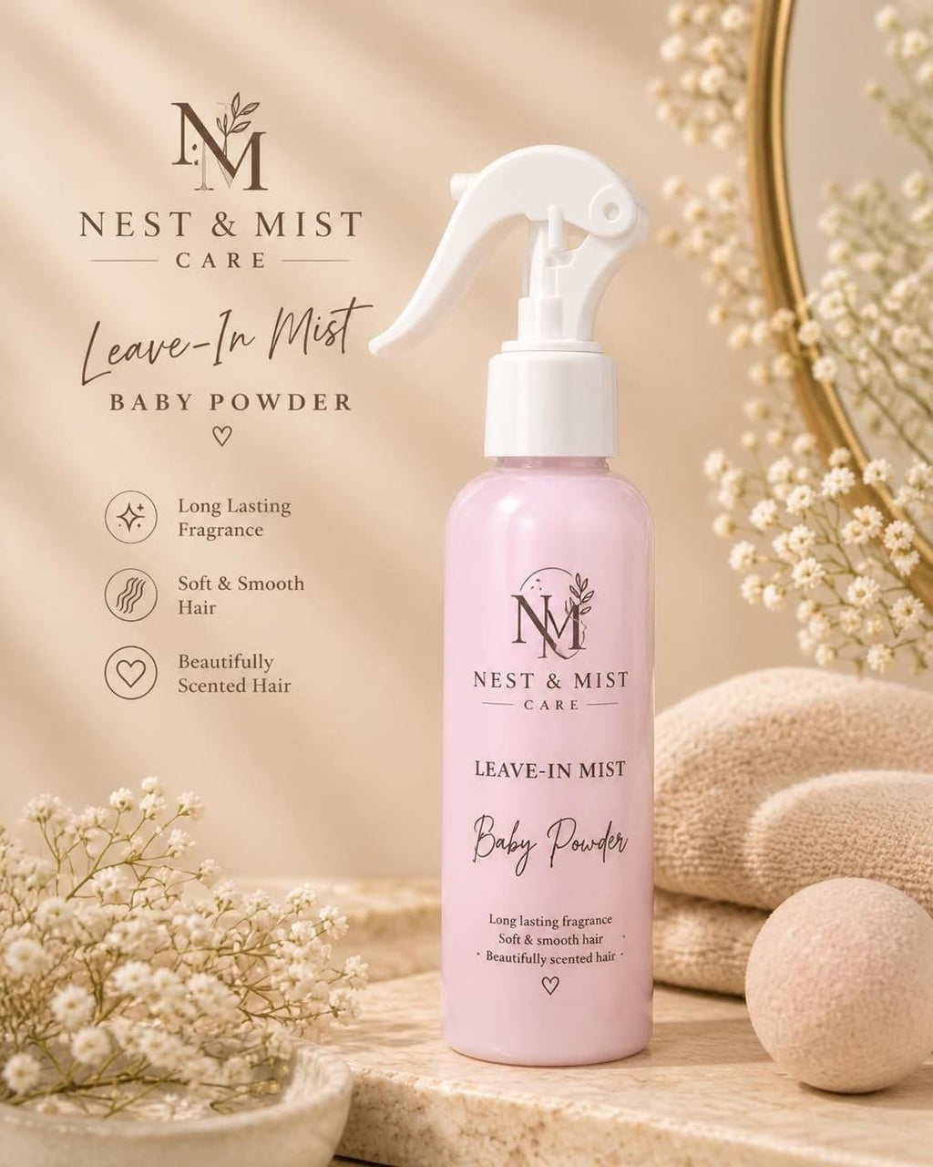 Baby Powder Leave-In Mist (Hair Mist)
